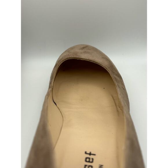 JON JOSEF Made in Spain‎ Block Heels Shoes Pumps - Beige Tan Suede 8.5 - Picture 16 of 16